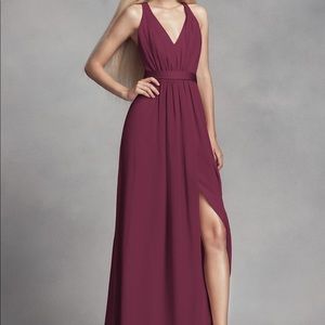 Burgundy Bridesmaid Dress